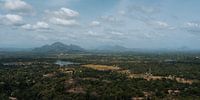 Mountainous landscape in Sri Lanka