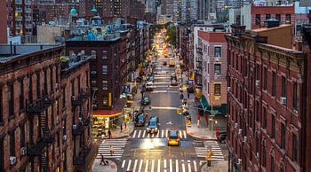 Chinatown in Manhattan,New York.