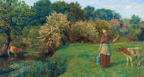 Poll Het Melkmeisje, Arthur Hughes
