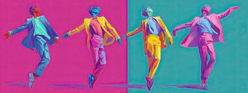 Energetischer Tanzausdruck