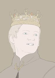 king joffrey game of thrones by poportret posters