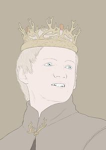 king joffrey game of thrones sur poportret posters