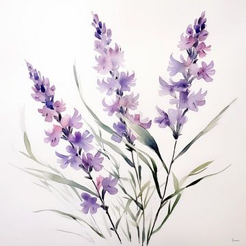 Lavendel in Flieder von Lauri Creates