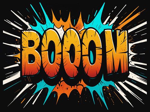 woordboem in cartoonstijl