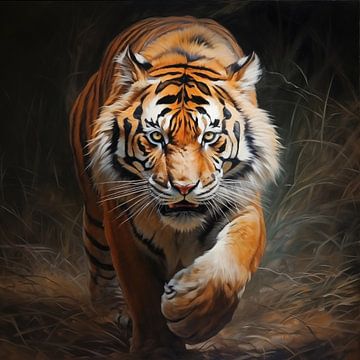 Tigerjagd von TheXclusive Art