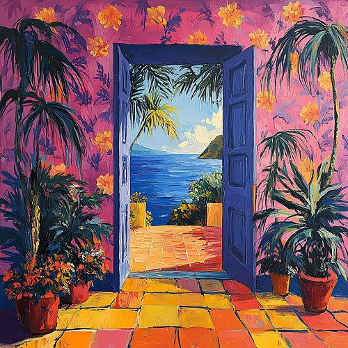 Matisse inspires Open Window Sea