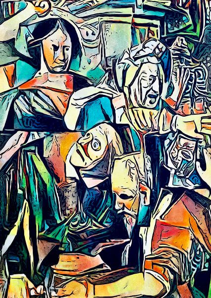 Christus vertreibt die Geldverleiher aus dem Tempel von zam art