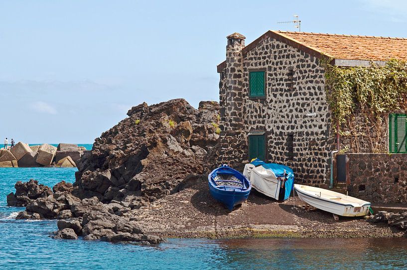 Charming, picturesque fishing village on the east coast of Sicily by Silva Wischeropp