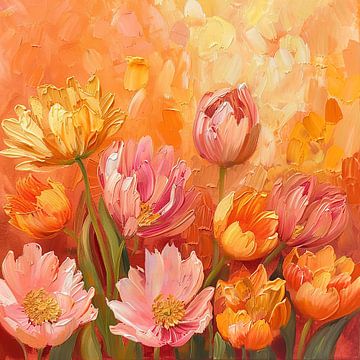 Bloemen Bloemen Lente van Poster Art Shop