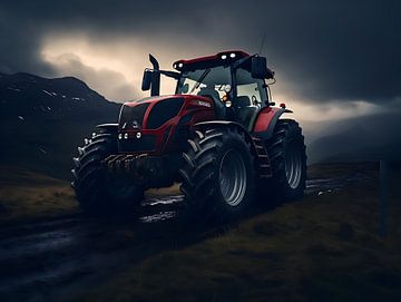 Tracteur sur PixelPrestige