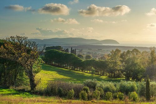 Sonnenuntergang an der etruskischen Küste zwischen San Vincenzo und Baratti von Stefano Orazzini