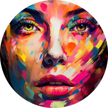 Vrouw | Abstract Schilderij Vrouw | Gezicht Vrouw