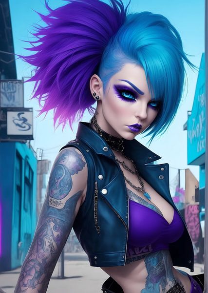 Punk Woman XV by DeVerviersBelgium