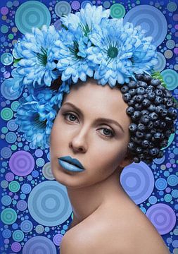 Blueberries van Gisela - Art for you