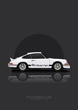 Art Car PORSCHE CARRERA RS white
