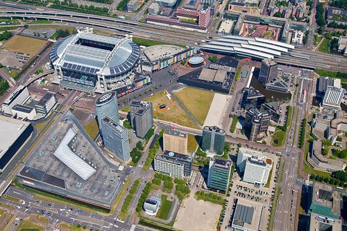 Photo aérienne de la zone de l'Arena à Amsterdam
