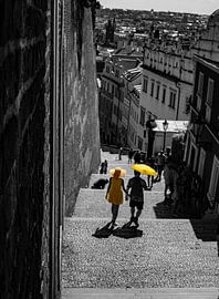 Schwarz, Weiß undamp; Gelb von Danny Verhalle