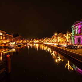 Haarlem in Christmas lights by Bram Lubbers
