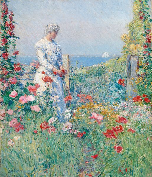 In the Garden, Childe Hassam by Masterful Masters