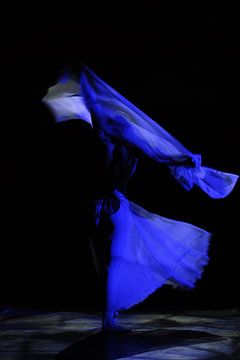 Dancer in blue # 2 by Vovk Serg