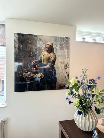 The milkmaid | after the work of Johannes Vermeer