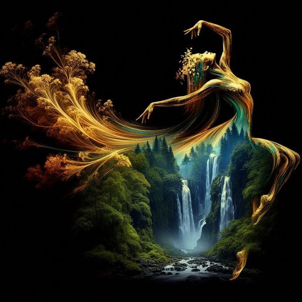 Waterfall by Moni Baum