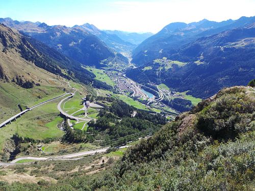 Zwitserland   St-Gottardpass van Fred Roland