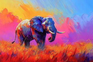 Afrikaanse olifant van ARTemberaubend