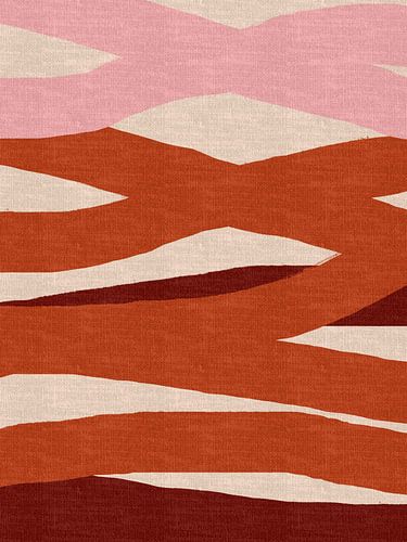 Retro patroon. Abstracte lijnen en vormen in levendige kleuren