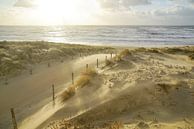 Beach, sea and sun on a stormy evening! by Dirk van Egmond thumbnail