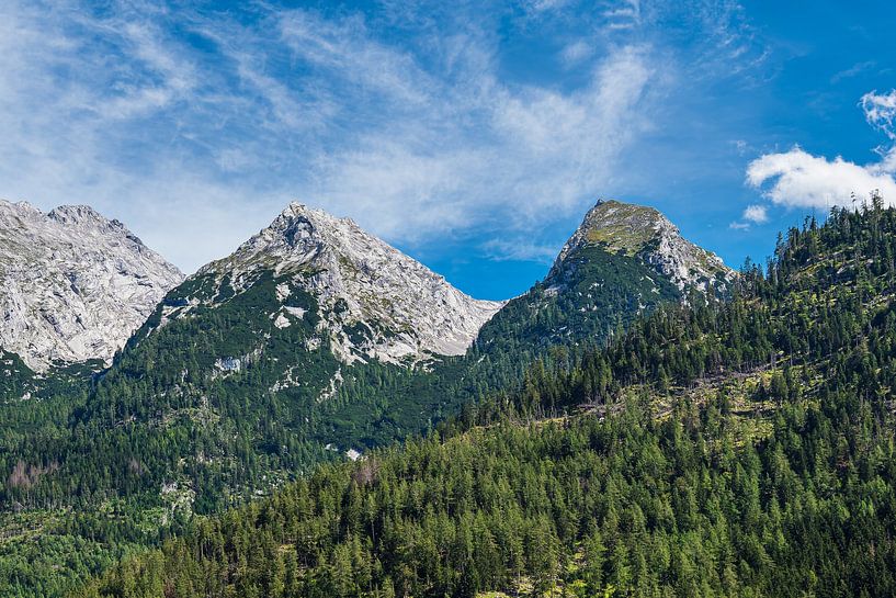 Landschaft im Klausbachtal im Berchtesgadener Land in Bayern von Rico Ködder