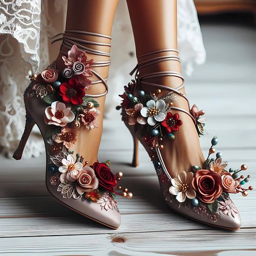 Dames floral shoes