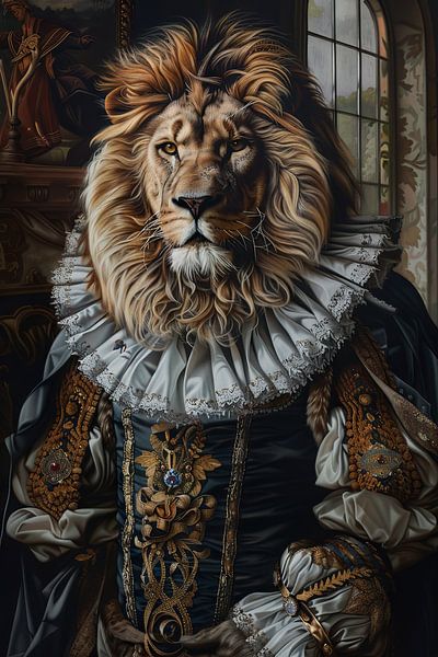 Royal lion by Poster Art Shop