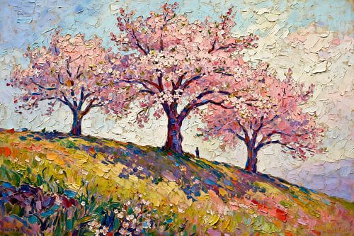 Cherry trees on Spring Hill