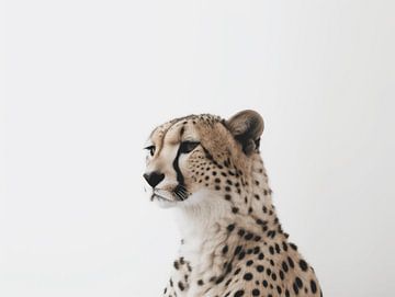 Gelassenheit in Bewegung - Das majestätische Porträt eines Leoparden von Eva Lee