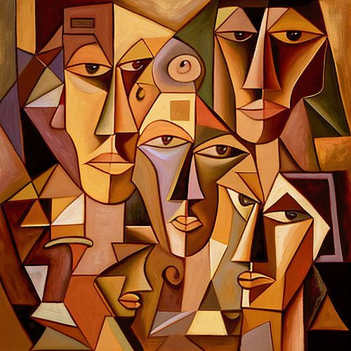 Gezichten kubisme