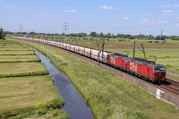 Train de charbon RCC sur la Betuweroute sur Harold de Groot