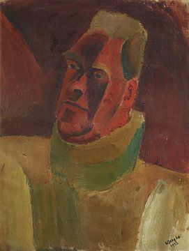 portret van Constant Permeke, Frits Van den Berghe, 1924 van Atelier Liesjes