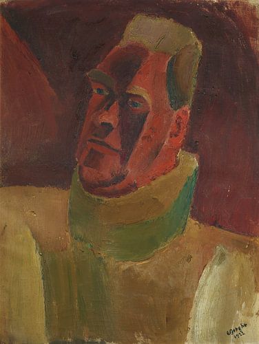 portret van Constant Permeke, Frits Van den Berghe, 1924