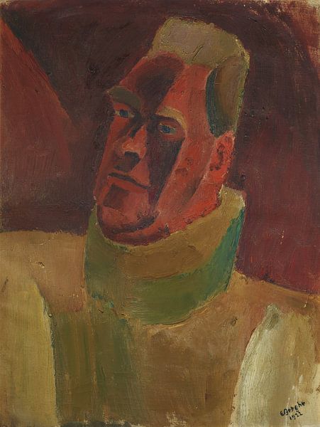 Porträt von Constant Permeke, Frits Van den Berghe, 1924 von Atelier Liesjes