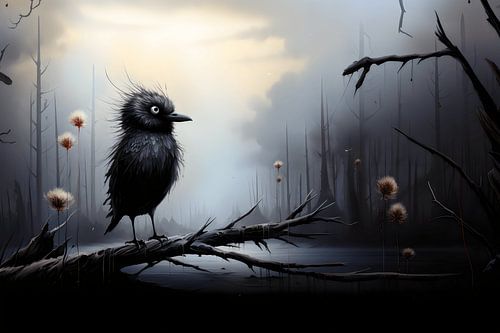 Feathered dream figures