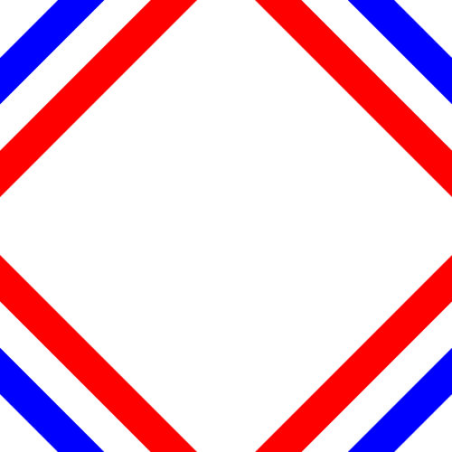 No Crossing | CutOuts | Color 2 of 3 | Permutation 3 of 6