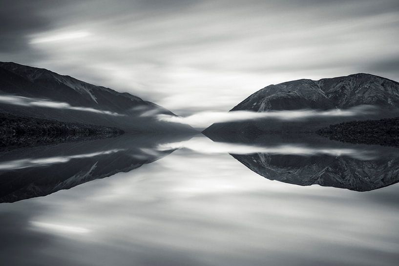 Mist over Lake Rotoiti, Nelson Lakes National Park; New Zealand by Markus Lange