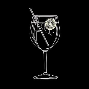 Un verre de Gin &amp ; Tonic