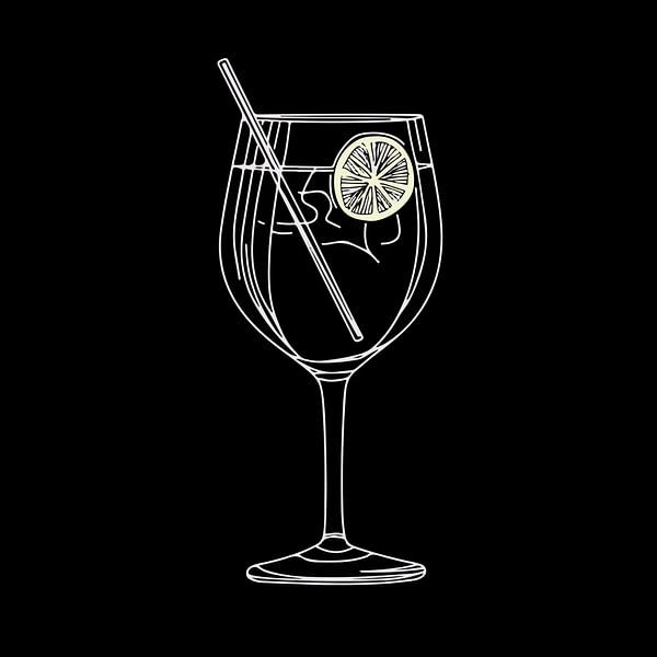 Ein Glas Gin &amp; Tonic von Andreas Magnusson