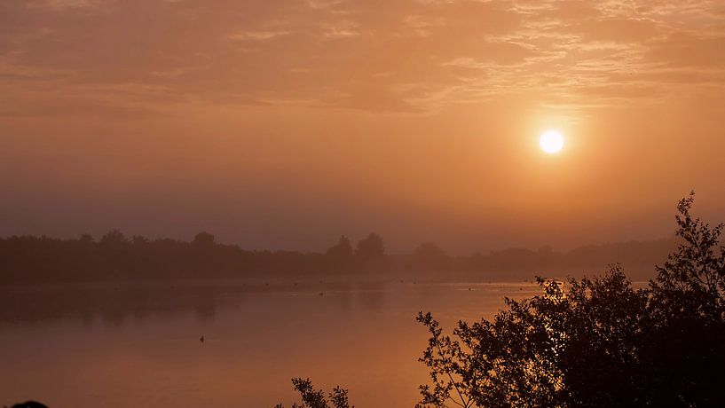 Zonsopkomst Bargerveen van Henk bohmers