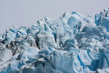 Die Eisspitzen des Spegazinni Gletser in El Calafate von Bianca Fortuin