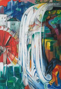 Die verzauberte Mühle (1913) von Franz Marc