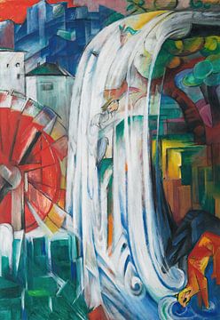 Le moulin enchanté (1913) de Franz Marc sur Peter Balan