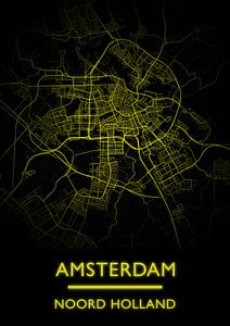 Carte Amsterdam Pays-Bas